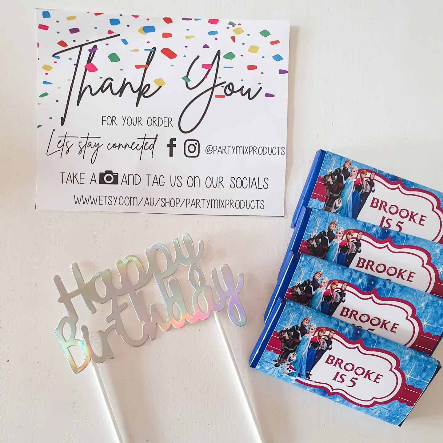 Personalised Chocolate Bars- Includes custom designs