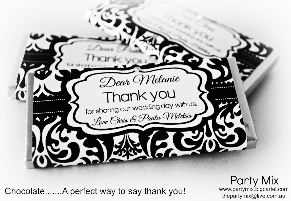 Personalised Chocolate Bars- Includes custom designs