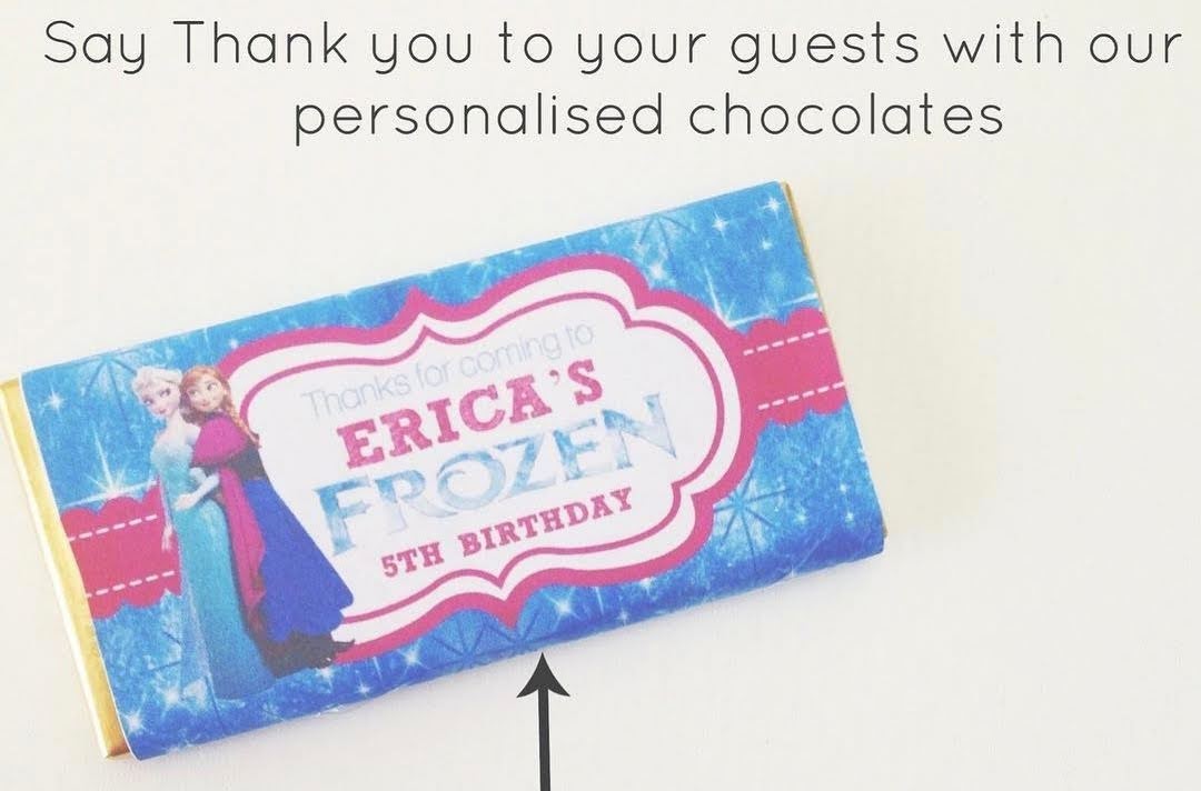 Personalised Chocolate Bars- Includes custom designs