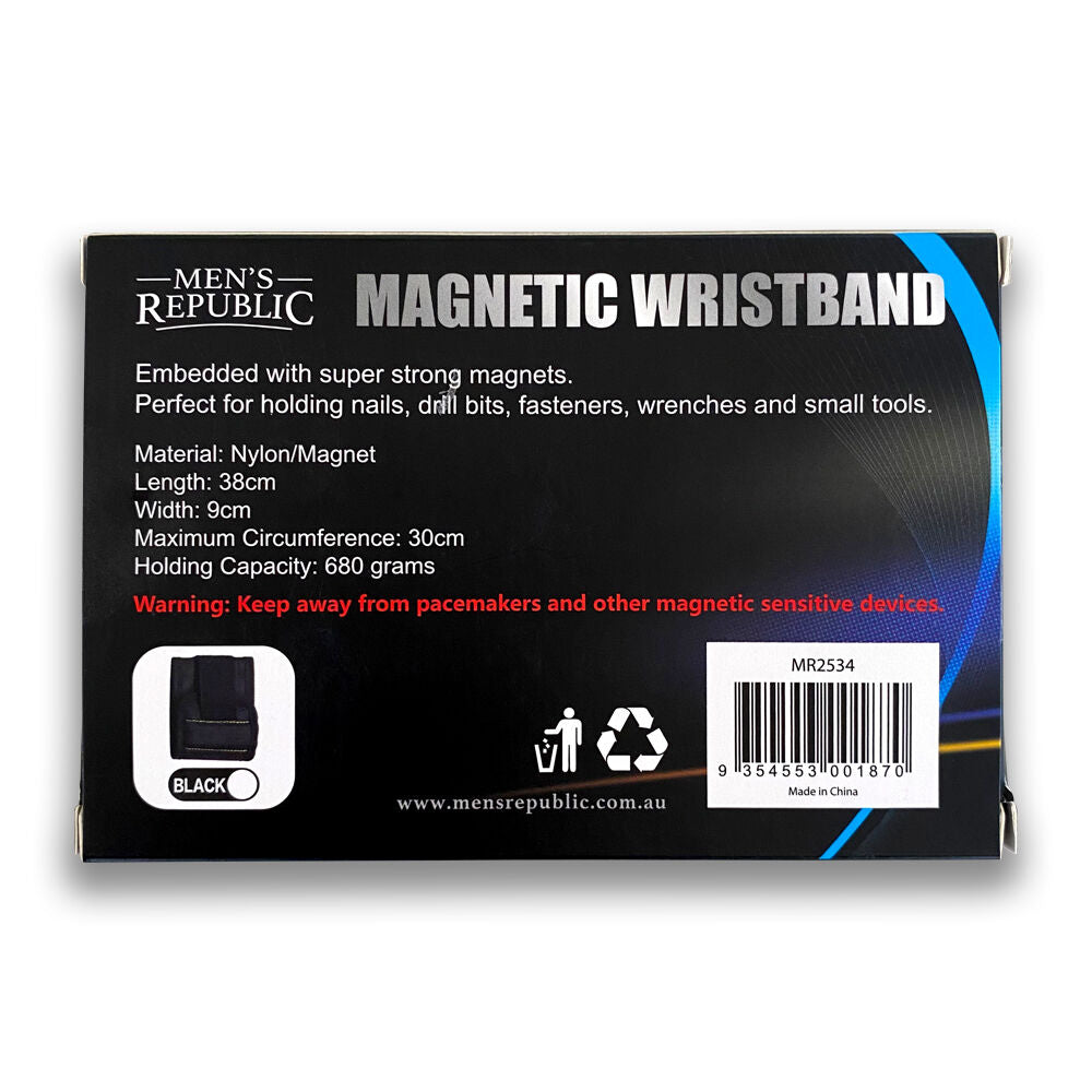 Men's Republic Magnetic Wristband - Black