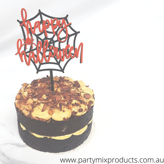 Happy Halloween Cake Topper Acrylic